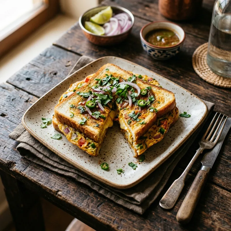 Bread Omelet recipe