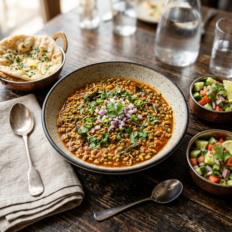 Matki Usal recipe
