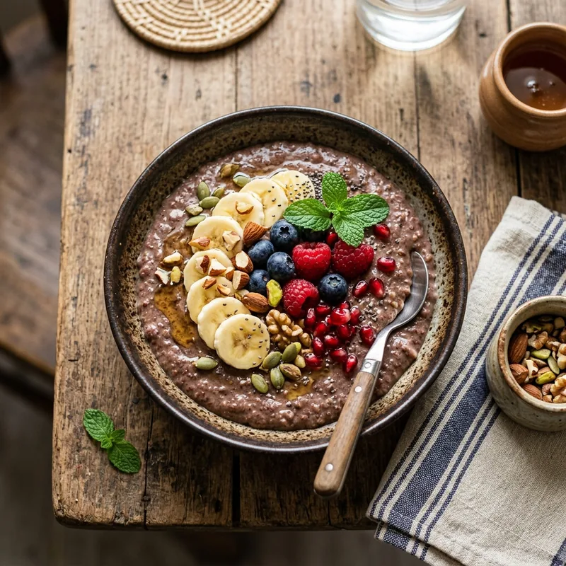 Ragi Porridge — Indian breakfast dish served ready to eat